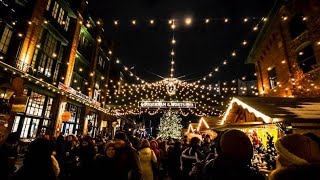 Distillery District Winter Christmas Market Toronto 2024 🎅🌲☃️