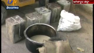 Police Seized Adulteration Oil From Bones of Dead Animals in Jagtial