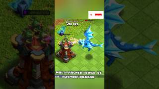 Multi-Archer tower vs Electric-Dragon