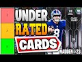 THE MOST UNDERRATED CARDS IN MADDEN 23 ULTIMATE TEAM