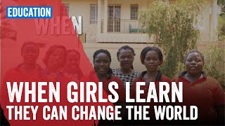 When girls learn they can change the world!