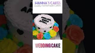 Hanna's Cakes# Wedding Cakes Ideas #shorts