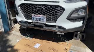 Easy! Change fog light bulb Hyundai Kona and led bulb recommendation