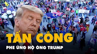 Người ủng hộ Tổng thống Trump bị bên phản đối tấn công