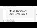 Python Class 35: eval(), append() vs extend(), Dictionary Comprehension, zip(), and More!
