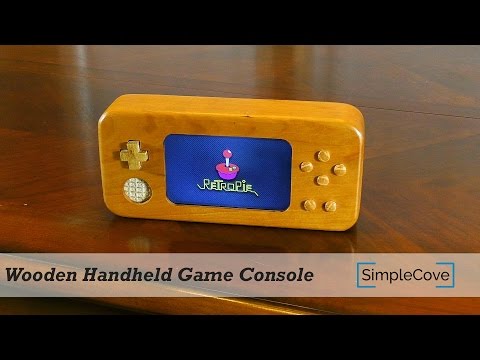 Wooden Handheld Game Console Wooden Handheld Game Console