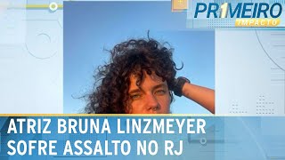 Atriz Bruna Linzmeyer é vítima de assalto no Rio de Janeiro | Primeiro Impacto (08/02/24)