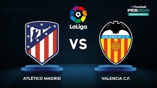 🔴 Atletico Madrid vs Valencia | Spanish LaLiga 2022/23 | eFootball PES Realistic Simulation