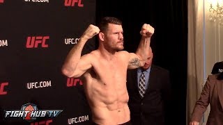 ALL THE UFC 217- MICHAEL BISPING VS GEORGES ST-PIERRE PRE WEIGH INS - FULL VIDEO