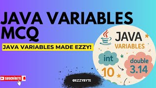Java Variables MCQ | Crack Java Interviews with These Top Questions! 🔥💻 #ezzybyte #ezzybyte #java