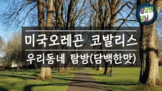 미국vlog | 미국오레곤 코발리스corvallis 우리 동네 탐방 담백한 맛 스타벅스까지 걸어서 가기