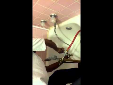 Blowing out your water pipes Blowing out your water pipes