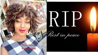 POLE SANA! ITHAGA RIENE ACTRESS MUKAMI AKA NYCE WANJERI MOURNS THE LOSS OF HER LOVED ONE