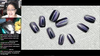 Nail Polish & Chill | Purple Peelies & Silver Mani [Streamed 7/17/19]