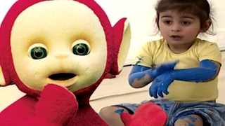 Teletubbies | Painting With Our Hands \u0026 Feet | 105 | Cartoons for Children