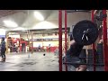 back squat w 32x0 tempo 155