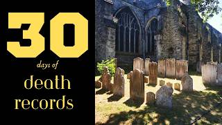 Day 4: Church Records | 30 Days of Death Records