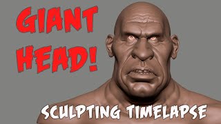 Giant Sculpting - Zbrush Timelapse