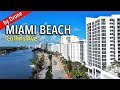 Miami Beach Collins Ave by Drone 4k 2022