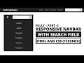 Responsive Navbar with Search Box in HTML CSS | CodingNepal