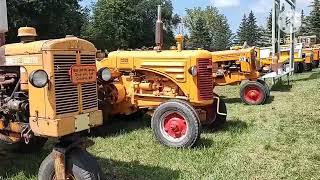 Seeing prairie Gold tractors