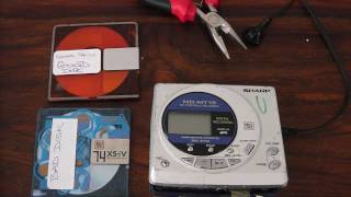 Minidisc deleted TOC data recovery and repair - Part 1. Corrupt disk error fix.