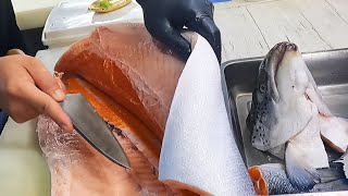 Mastering Sushi: Filleting a Whole Salmon Like a Japanese Chef