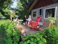 SUMMERTIME COOKING FRIED CHICKEN GARLIC SCAPES & SITTING ON THE COUNTRY PORCH