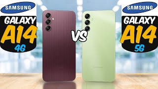 Samsung Galaxy A14 4G vs Samsung Galaxy A14 5G