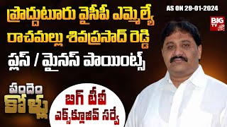 Proddutur YCP MLA Candidate Rachamallu Siva Prasad Reddy Plus Points | BIG TV Survey on Proddutur