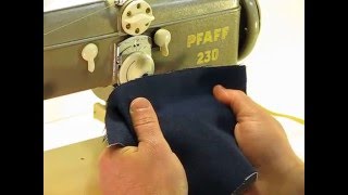 PFAFF 230 - 6 Layers of Heavy-Grade Denim