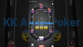 KK All In Poker Game 😨 #shorts #youtubeshorts #poker