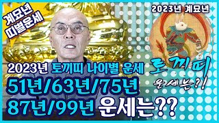 2023년 토끼띠 나이별 운세!! (feat.계묘년운세)