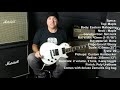 zemaitis z22ec ebony custom in aged white unboxing on the bench and demo friedman runt 20