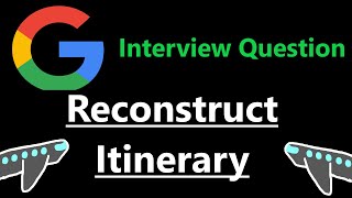 Reconstruct Itinerary - Leetcode 332 - Python
