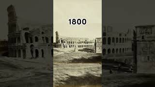 Evolution of the Colosseum, 1500 - 2023. #shorts