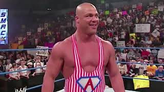 Kurt Angle - Rey Mysterio Funny Segment Smackdown! 9-12-2002