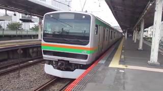 【全区間各駅停車】東海道線普通小田原行きE231系近郊型K-08編成10両+E233系3000番台E-58編成5両　戸塚駅発車