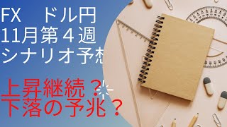 『上昇継続？下落の予兆』FX ドル円 来週（第4週）のシナリオ分析 予想