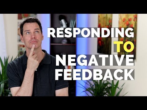How do you handle negative feedback?