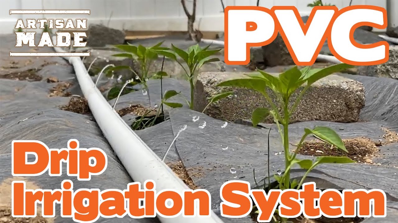 How To Make A PVC Drip Irrigation System For Your Garden / DIY ...