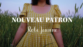 Nouveau patron - La robe Jeanne 🌻 (doublure en fourreau, zip invisible, découpes princesses...)