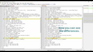 Compare Text files with Notepad++
