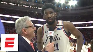 Joel Embiid after Game 4: Brett Brown told us to pack our bags for Boston, and I