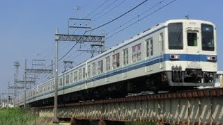 4K2K　東武野田線8000系8150F　柏行き　春日部～藤の牛島通過