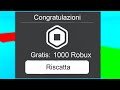 QUESTO VIDEO ti fa AVERE ROBUX GRATIS su ROBLOX! 🤯 (VELOCE)