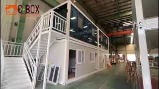 Feature Of CBOX Detachable Flat Pack Container House Workshop Office