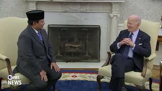 WATCH: Biden hails U.S.-Indonesia ties, 'special responsibility' for supporting democracy