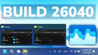 New Windows 11 Build 26040 – New Task Manager Icon, New Taskbar Thumbnails and Fixes (Canary)