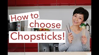 How to choose chopsticks that fit your hand at chopsticks shop in Japan !